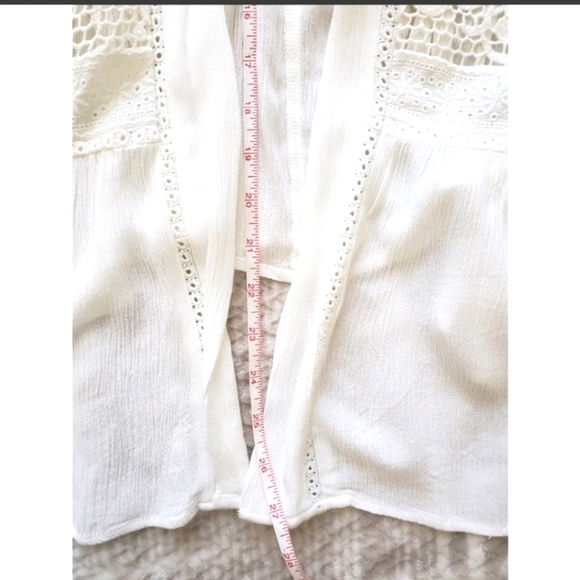 Anthropologie Crochet Lace Cardigan - Picture 8 of 12